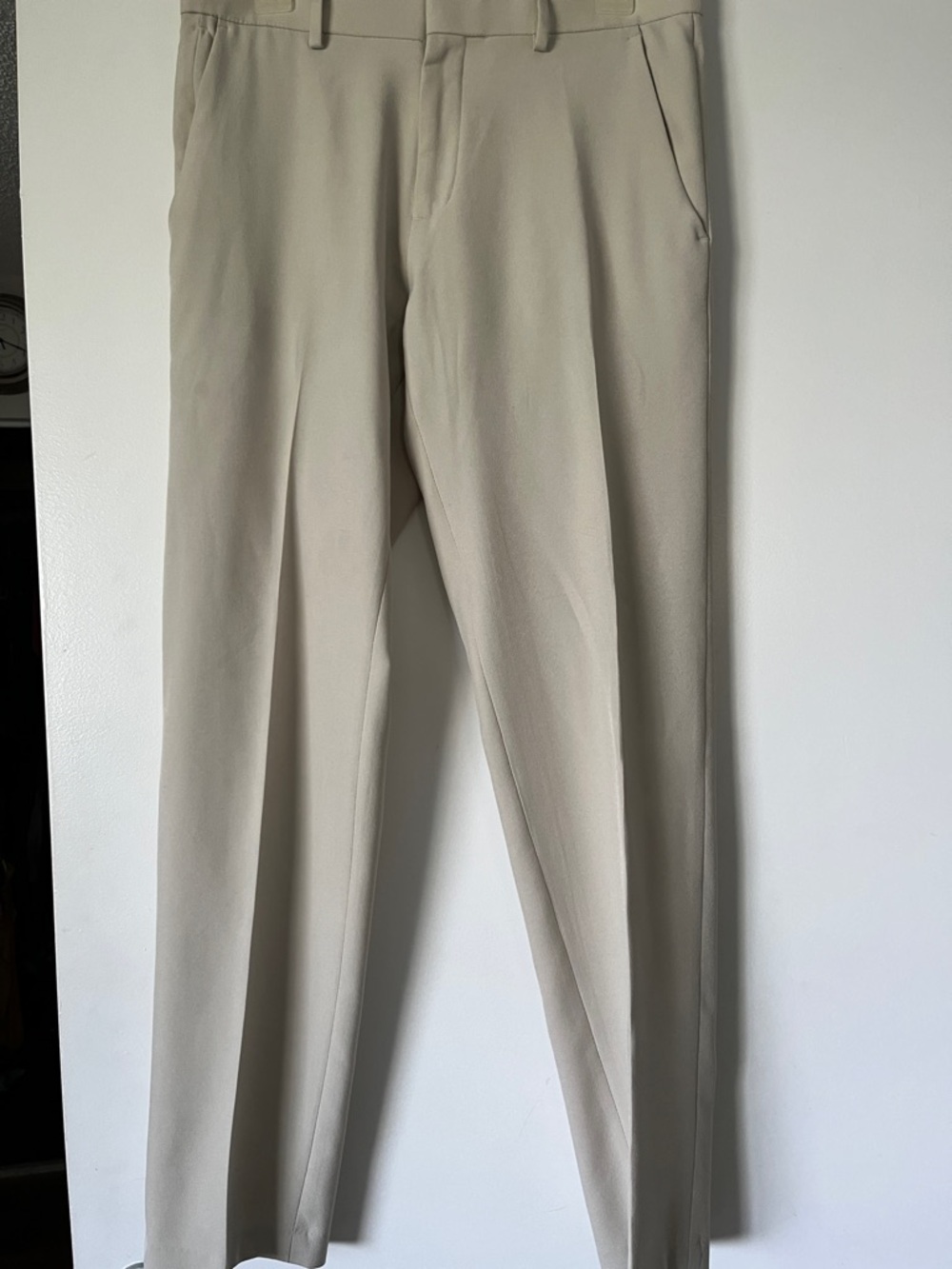 Haggar Men's Dress Pants in Light Cream